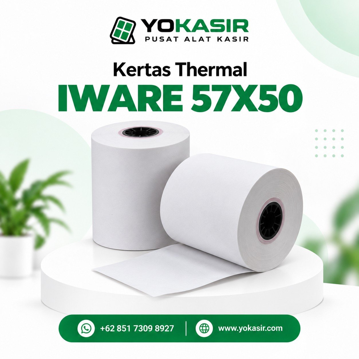 KERTAS THERMAL 57X50 IWARE