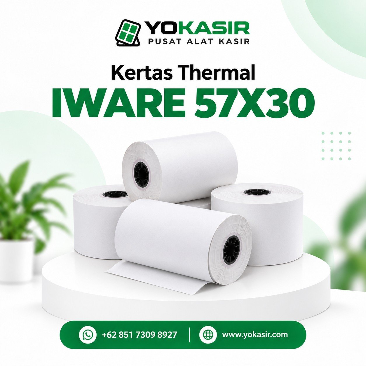 KERTAS THERMAL 57X30 IWARE