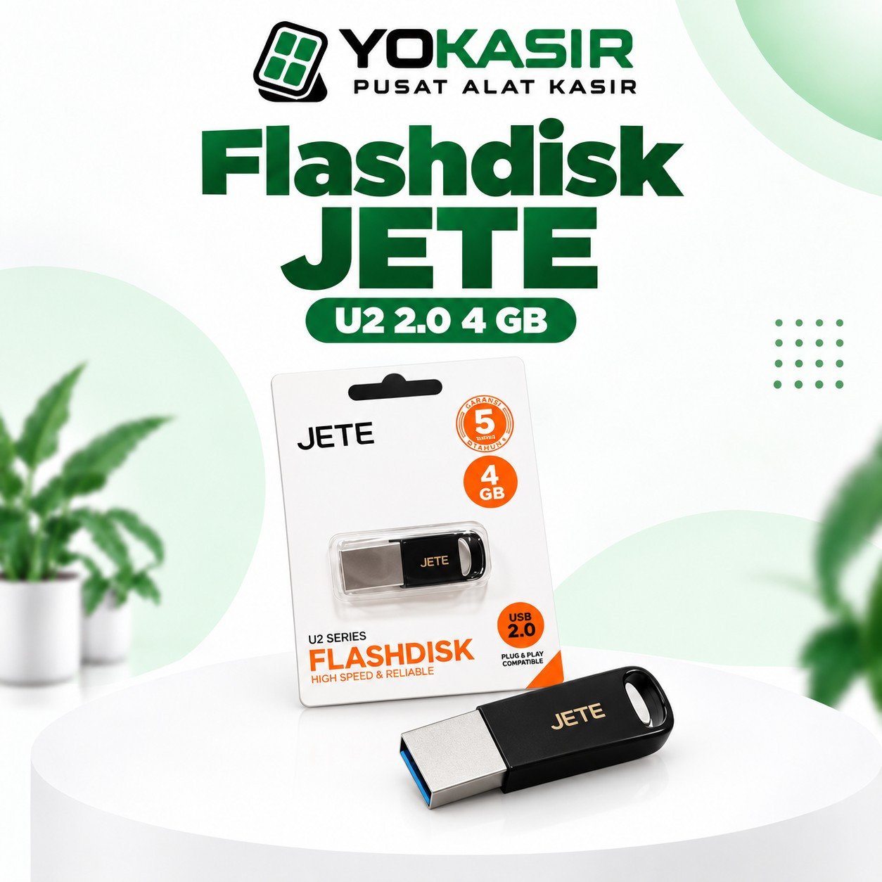 FLASHDISK U2 2.0 4 GB JETE