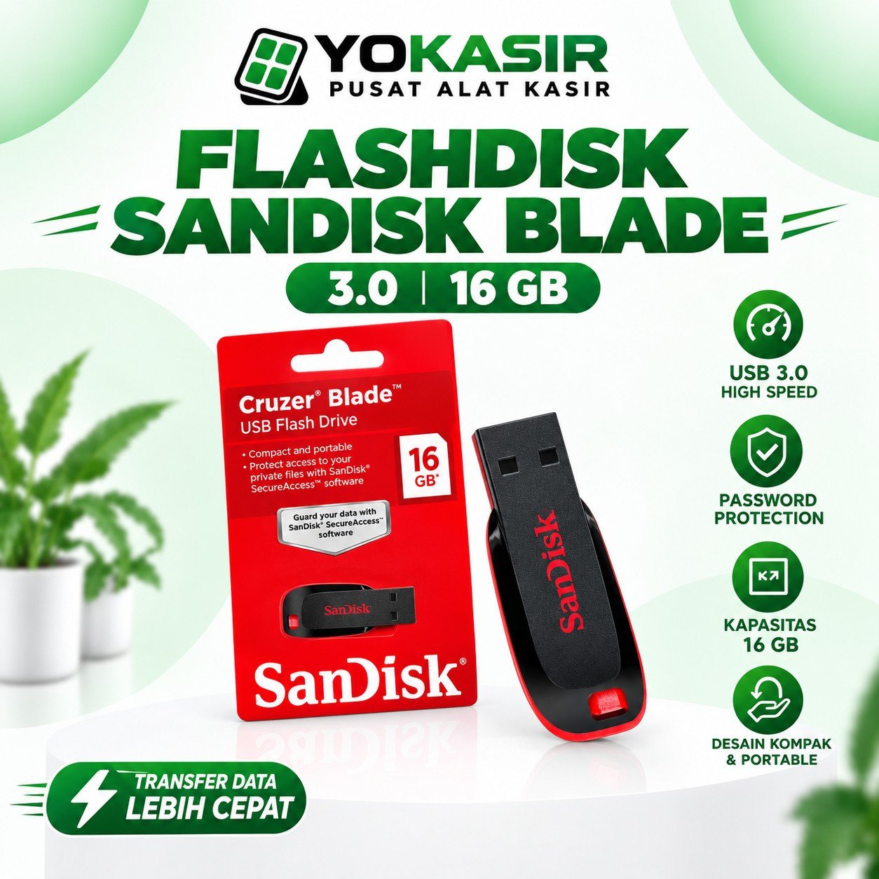 FLASHDISK SANDISK 16GB BLADE